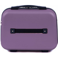 Kozmetický kufrík CADERE - metalicky fialový