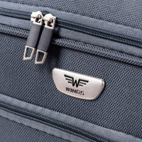 Moderné cestovné tašky CAPACITY - set S+M+L - šedé