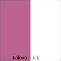 Farebné prevedenie - fialová/biela