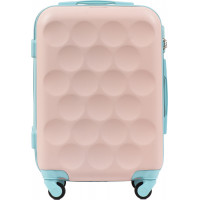 Detské cestovné kufre BUBBLE - set XS+S - ružové