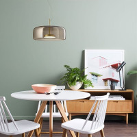 Stropné LED svietidlo SUNSET wide šedé - 5W - zlaté