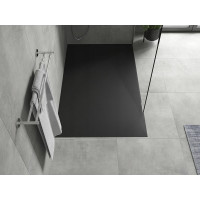 Sprchová SMC vanička MEXEN HUGO 70x140 cm - čierna, 42707014