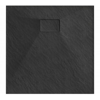 Sprchová SMC vanička MEXEN HUGO 70x70 cm - čierna, 42707070