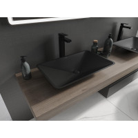 Umývadlo z liateho mramoru MEXEN ESPER 60 cm - čierne, 23036071