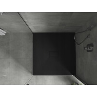 Sprchová SMC vanička MEXEN HUGO 100x100 cm - čierna, 42701010