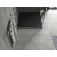 Sprchová SMC vanička MEXEN HUGO 100x100 cm - čierna, 42701010