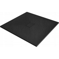 Sprchová SMC vanička MEXEN HUGO 100x100 cm - čierna, 42701010