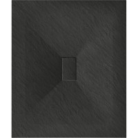 Sprchová SMC vanička MEXEN HUGO 100x140 cm - čierna, 42701014