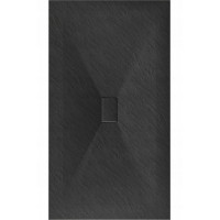 Sprchová SMC vanička MEXEN HUGO 100x150 cm - čierna, 42701015