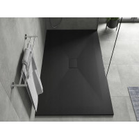 Sprchová SMC vanička MEXEN HUGO 100x200 cm - čierna, 42701020