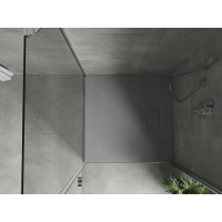 Sprchová SMC vanička MEXEN HUGO 100x100 cm - šedá, 42611010