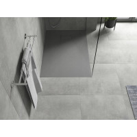 Sprchová SMC vanička MEXEN HUGO 90x110 cm - sivá, 42619011