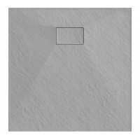 Sprchová SMC vanička MEXEN HUGO 90x90 cm - sivá, 42619090