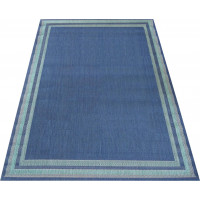 Sisalový koberec DWAYNE duo - modrý