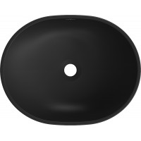 Keramické umývadlo MEXEN VIKI - čierne matné/strieborné, 21054874