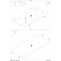 Písací stôl GATE so šuplíkmi - antracitový/dub wotan