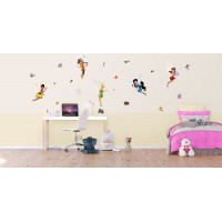 Detská samolepka na stenu - DISNEY - Víly - 65x85 cm