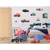 Detská samolepka na stenu - DISNEY - Autá 2 - 65x85 cm