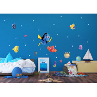 Detská samolepka na stenu - DISNEY - Nemo a Dory - 42,5 x65 cm