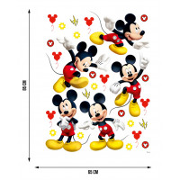 Detská samolepka na stenu - DISNEY - Mickey pózuje - 65x85 cm