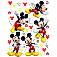 Detská samolepka na stenu - DISNEY - Mickey pózuje - 65x85 cm