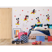 Detská samolepka na stenu - DISNEY - Mickey pózuje - 65x85 cm