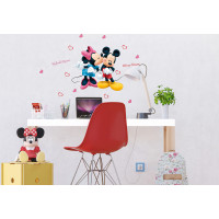 Detská samolepka na stenu - DISNEY - Mickey a Minnie spolu - 42,5 x65 cm