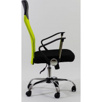 Kancelárska stolička BREEZE - látka - zelená / čierna
