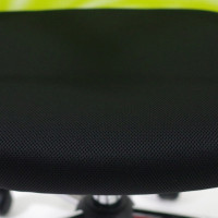 Kancelárska stolička BREEZE - látka - zelená / čierna
