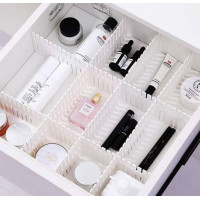 Nastaviteľný organizér do zásuvky - 4ks