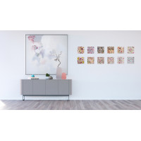 Moderná samolepka na stenu - Kreatívny set - 65x85 cm