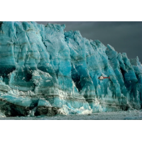 CLEMENTONI Puzzle National Geographic: Vrtuľník skúma stenu Hubbardovho ľadovca 1000 dielikov