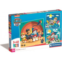 CLEMENTONI Puzzle Tlapková patrola 3x48 dielikov