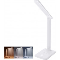 LED stolná lampička 10W, 490lm, zmena CCT, stmievanie, biela