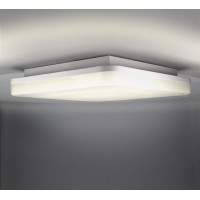 LED vonkajšie osvetlenie, prisadené, štvorcové, IP54, 24W, 1920lm, 4000K, 28cm