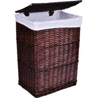 Hnedý prútený kôš 114L