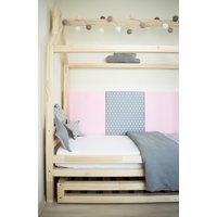 Detská dizajnová posteľ DOMČEK 1