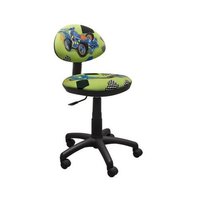 Detská otočná stolička Kieran - FORMULA zelená