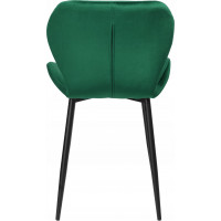 Zelená designová stolička Velvet DALLAS