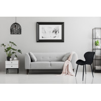 Čierna designová stolička Velvet DALLAS