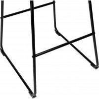 Šedá loftová barová stolička SLIGO - 2 kusy