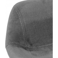 Šedá loftová barová stolička SLIGO - 2 kusy