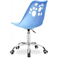 Modrá otočná stolička Grover