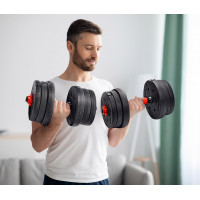 2 nakladacie činky MAXIMUS 20kg