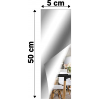 Dekoratívne akrylové zrkadlo OBLONG 50 cm - súprava 10 ks