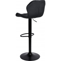 Čierna barová stolička GORDON BLACK