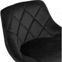 Čierna barová stolička CYDRO BLACK