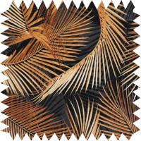 Sedací vankúš BRASIL do závesného kresla 65 cm - Hnedé palmy
