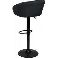 Čierna barová stolička PATERSON