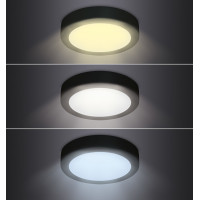 LED mini panel CCT, prisadený, 12W, 900lm